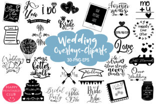 Cute Wedding Overlays: Your All-in-One Clipart Toolkit