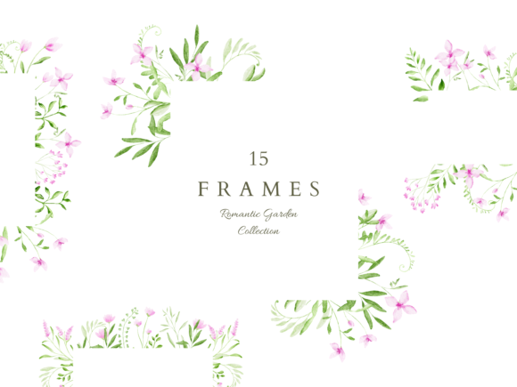 Elegant Botanical Frames for Your Wedding Stationery
