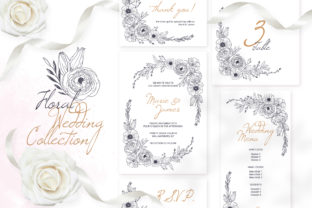 Floral Wedding Cards Monochrome Graphic: A Designer's Complete Toolkit