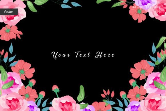 Luxurious Floral Wedding Frame Vector: Elevate Your Designs