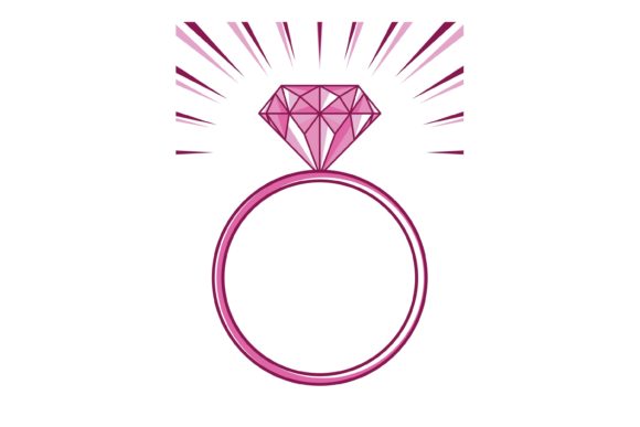 Timeless Elegance: The Wedding or Engagement Ring with Diamond Font