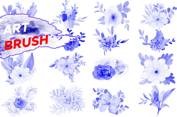 Watercolor Flower Art Brush Wedding Set: A Designer's Toolkit