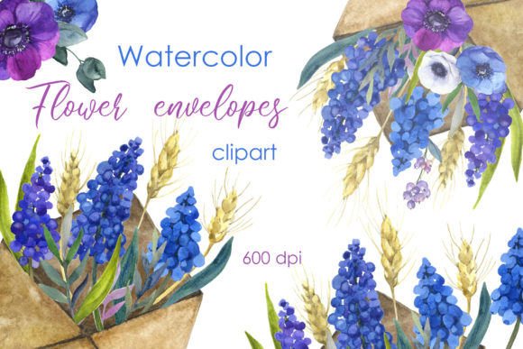 Watercolor Wedding Decor. Floral Clipart: Your Design Ally