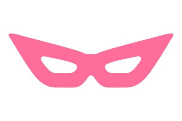 Wedding Carnival Mask Flat Icon: Funny P – A Playful Design Asset