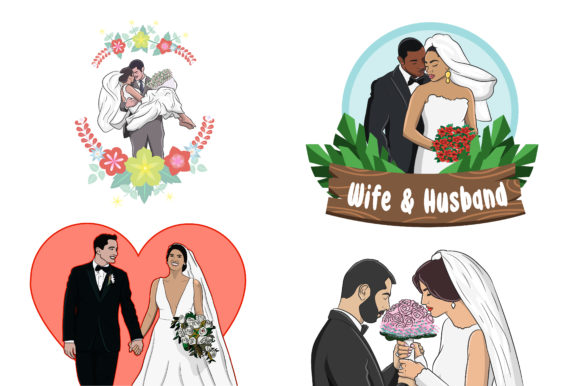Wedding Design Marriage Wife Husband: A Typeface for Timeless Moments