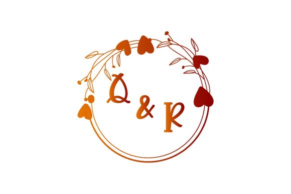 Wedding Name Initials Decoration Q & R: A Designer's Guide