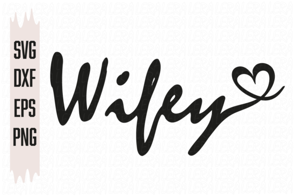 Wifey, Wife, Mrs, Wedding Finger: Elegant SVG Clipart for Your Projects